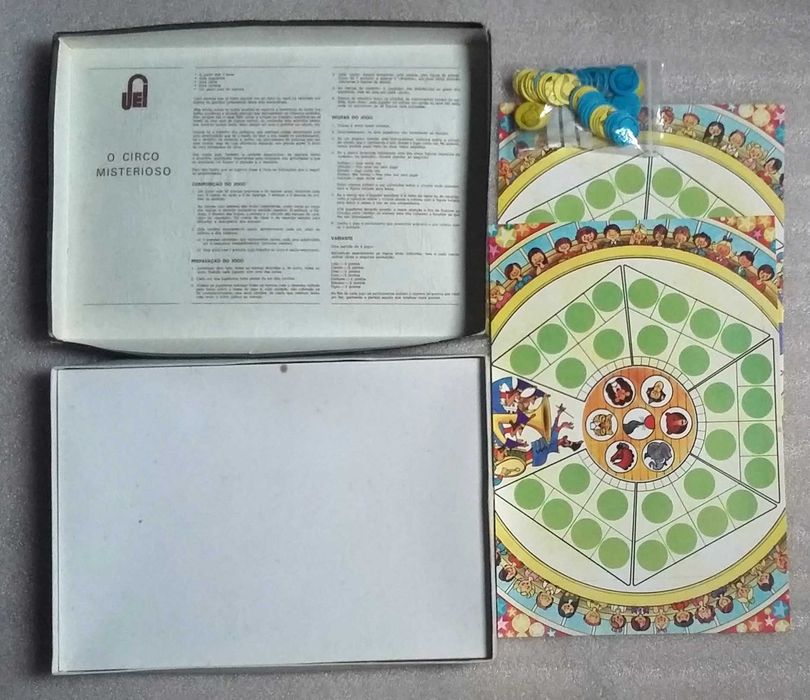 Raro Jogo de tabuleiro - O Circo Misterioso - completo