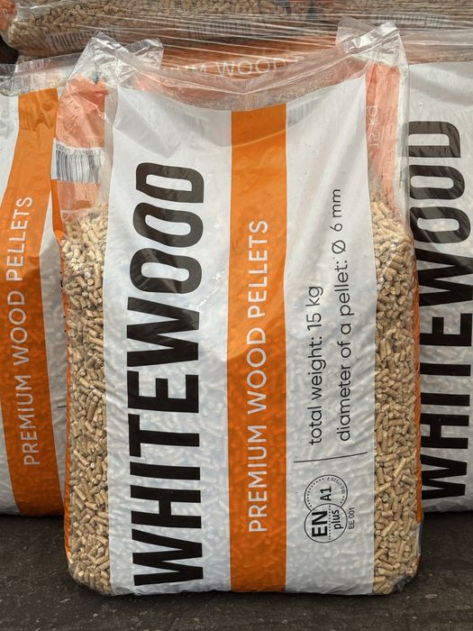 Pellet Premium White Wood En Plus A1 Super Jakość