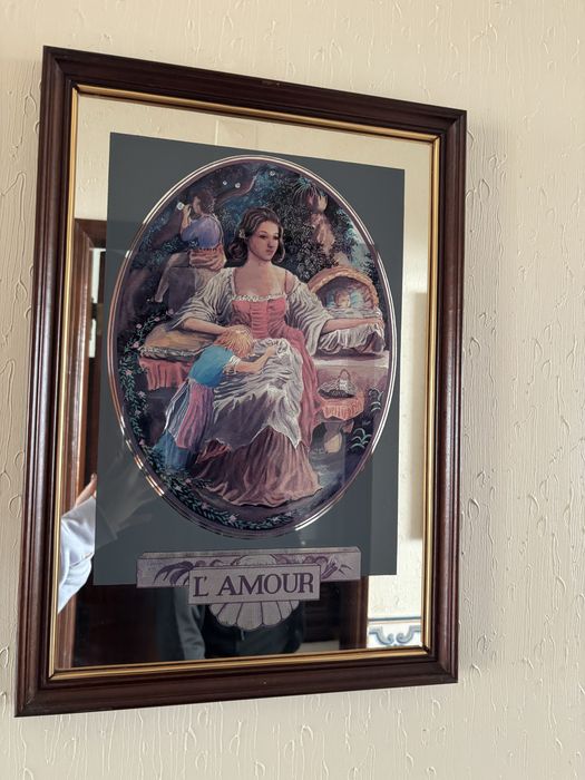 4 Quadros médios de parede em espelho