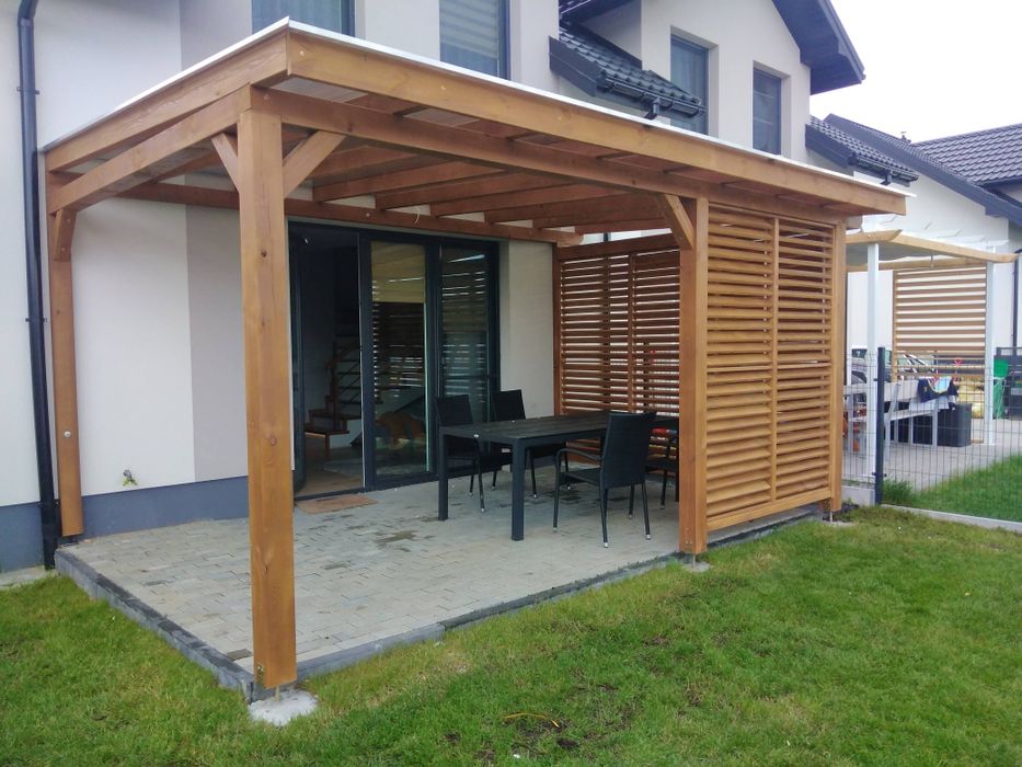 Pergola tarasowa zadaszenie tarasu