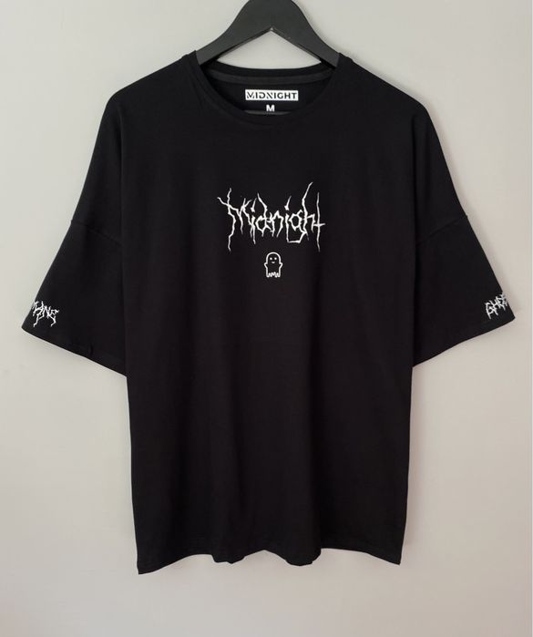 Оверсайз футболка MIDNIGHT | всі розміри в наявності