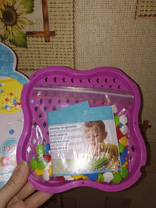 Нова мозаїка мілка 130 елементів мозаика детская