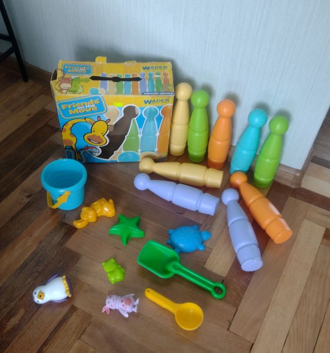 Набір для піску. Кеглі дитячі.