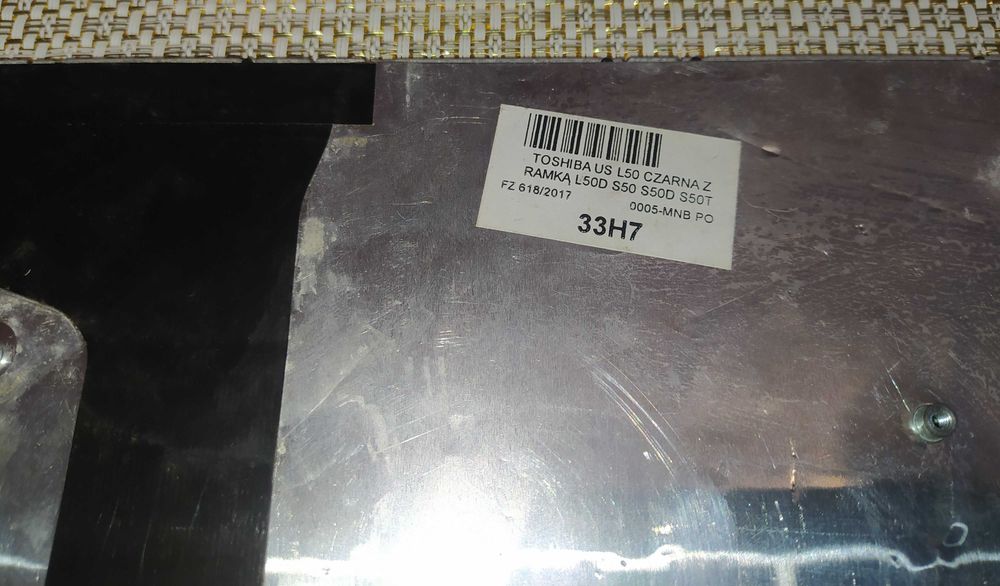 Klawiatura 9Z.N7USV.M01 do Toshiba L50 itp.