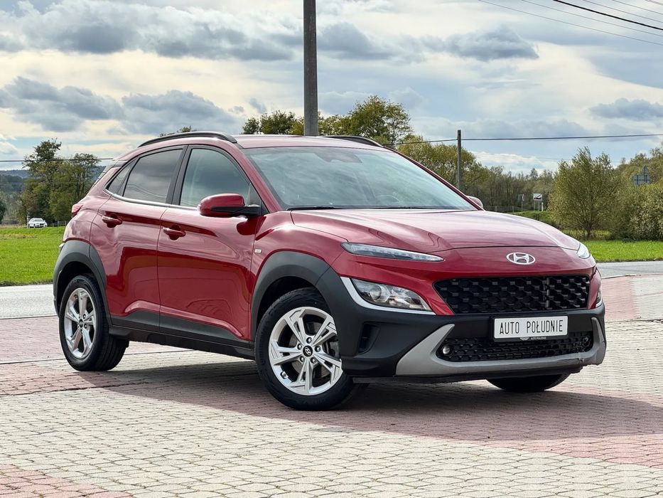 Hyundai Kona Bogate wyposażenie | Tylko 37 tys. km | Niewielkie uszkodzenie przodu