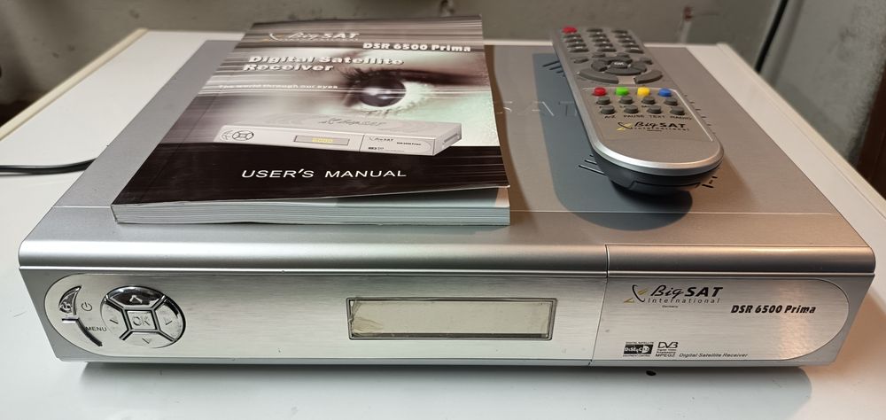 Recetor de Satélite Digital BigSat DSR 6500