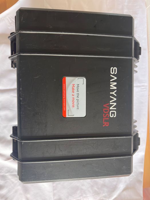 Kit 5 Lentes Cinema Samyang VDSLR + Mala de Transporte (Como Novas)