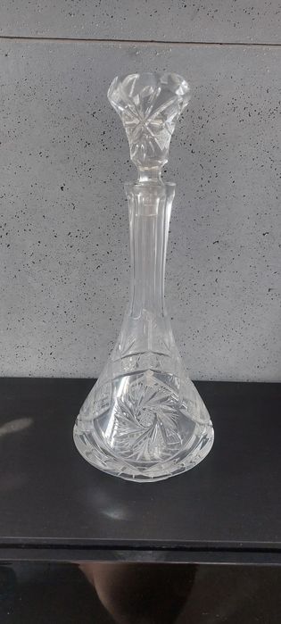 Kryształowa karafka Huta Zawiercie 39cm