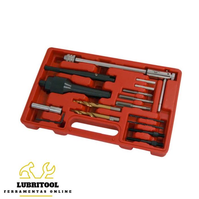 Kit Extrator e Escariador Velas Incandescentes 8/10mm CT3381 | NOVOS