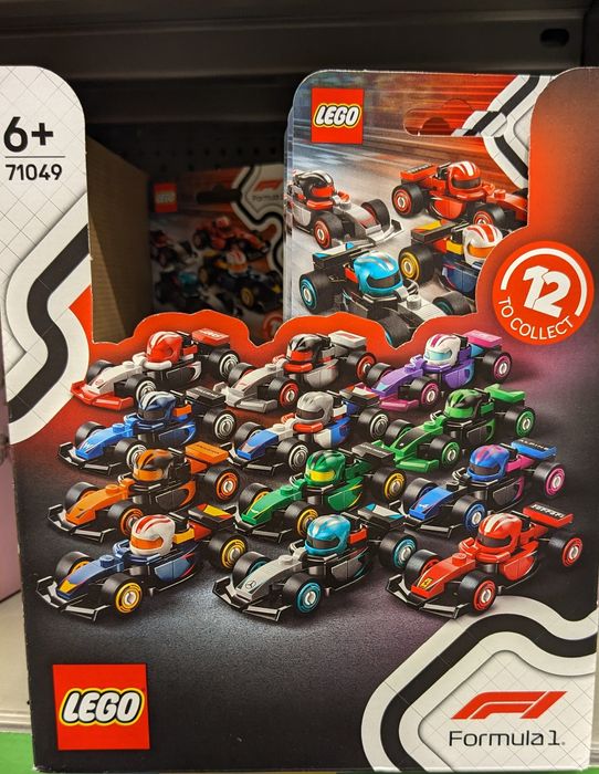 Lego F1 minifigures, лего формула 1 (71049) McLaren, Mercedes, RedBull