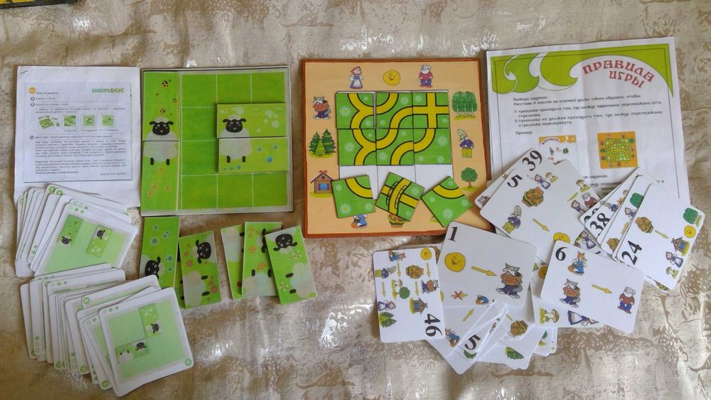 Игры настольные. развивающие головоломки