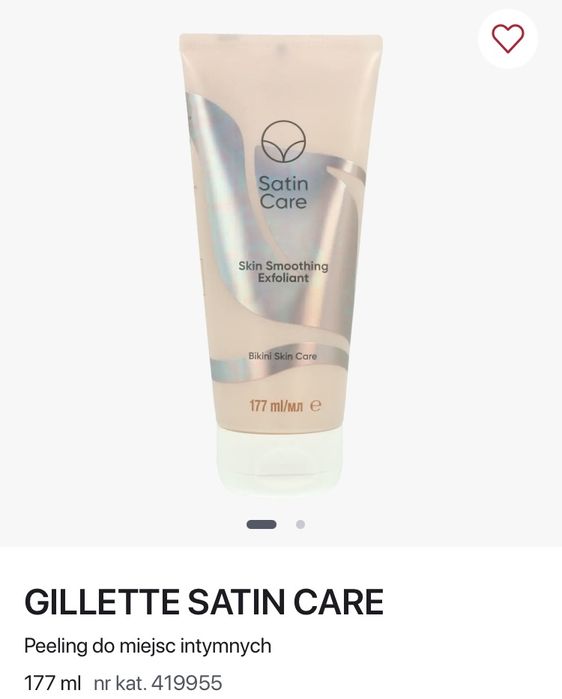 Gillette Satin Care peeling do miejsc intymnych