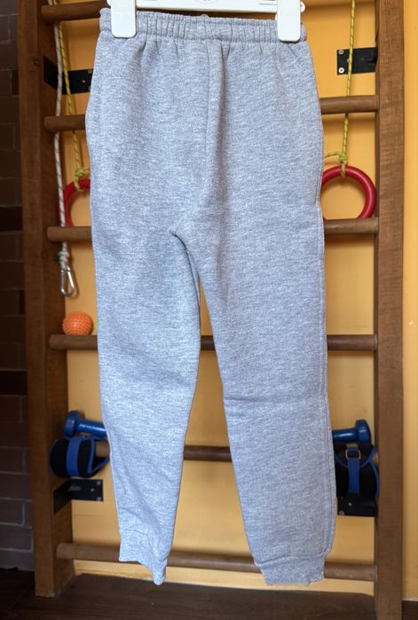 Теплі штани трьохнитка на флісі, сірий меланж 116 р