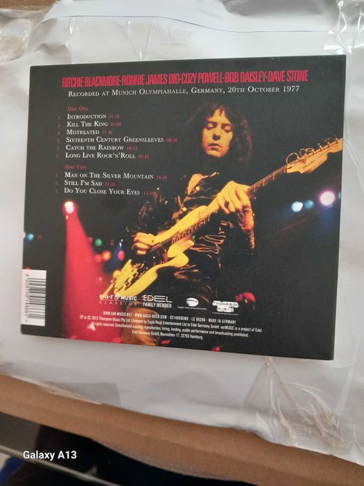 Rainbow live in Munich 1977 /2xcd/