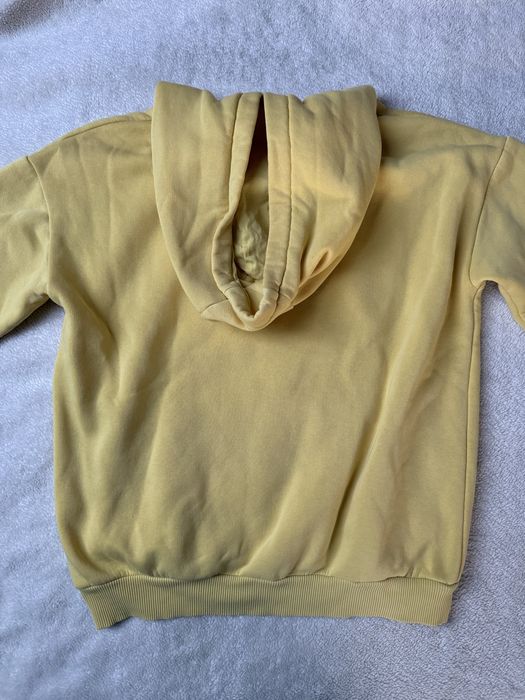 zolta bluza z kapturem cropp 30% bawelna