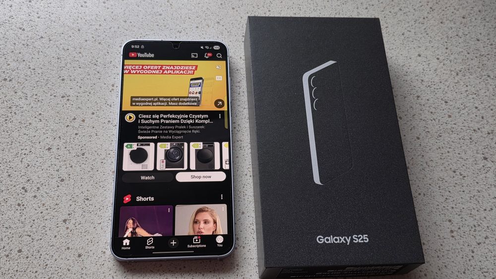 Samsung Galaxy S25 SM-S931B/DS 12GB 256GB Icyblue Uzywany Etui Folia