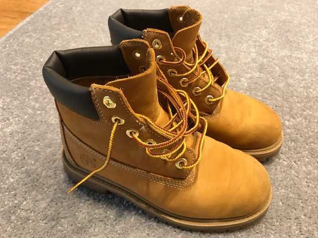 Buty zimowe Timberland rozm EU 33 US 1,5 junior, skóra