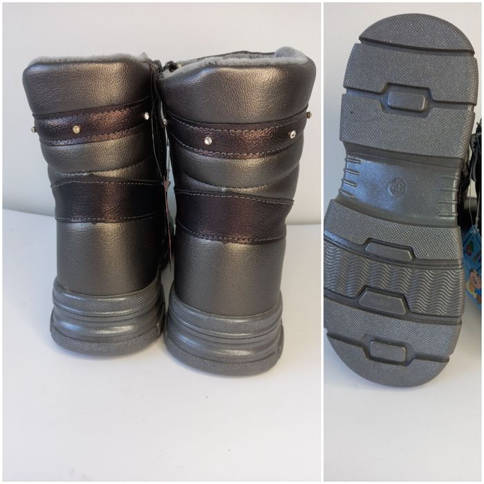 Дитячі зимові черевики чоботи для дівчат Ботинки детские зимние сапоги