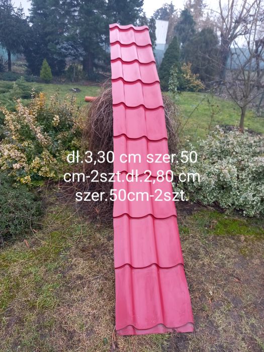 Blachodachówka, pozistałość po montażu- nowa