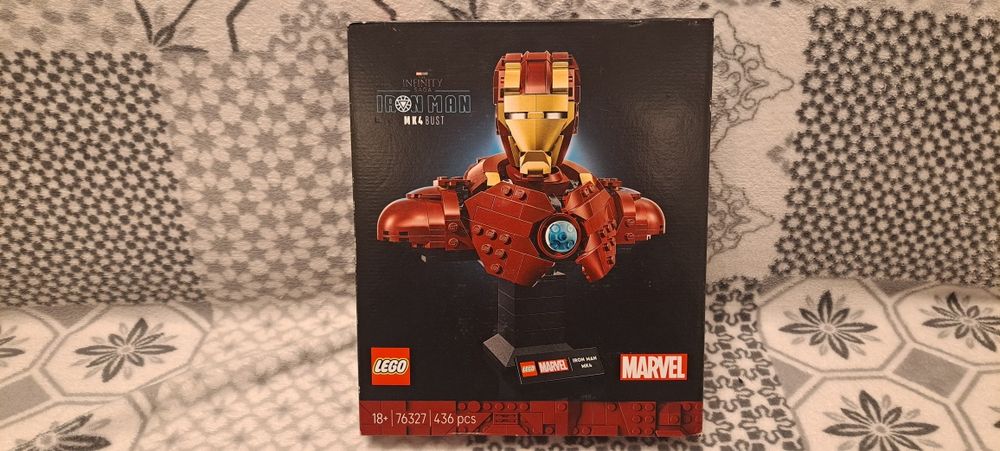 Nowe Klocki Lego Marvel 18 + 76327  Popiersie  Iron Mana  MK4