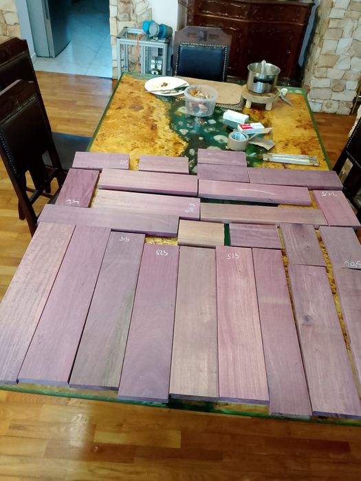 Mahoń deski ponad 1 m2