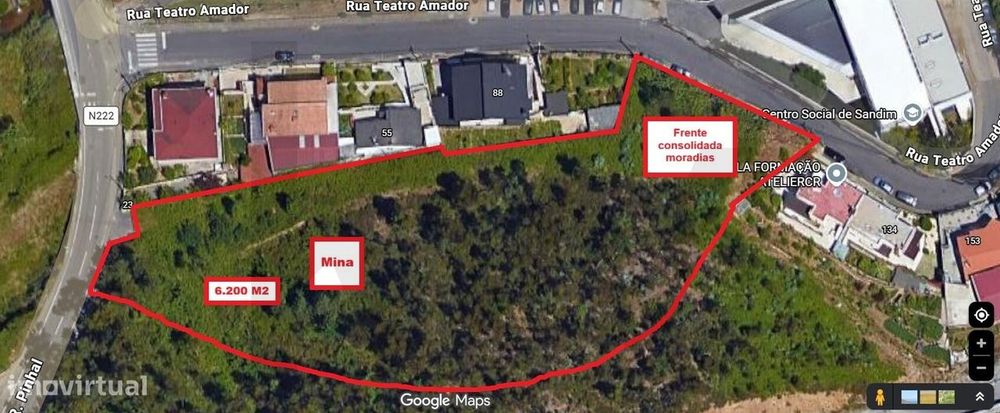 Terreno de 6.200 m2 - Viabilidade construtiva - Sandim (Vila Nova de G