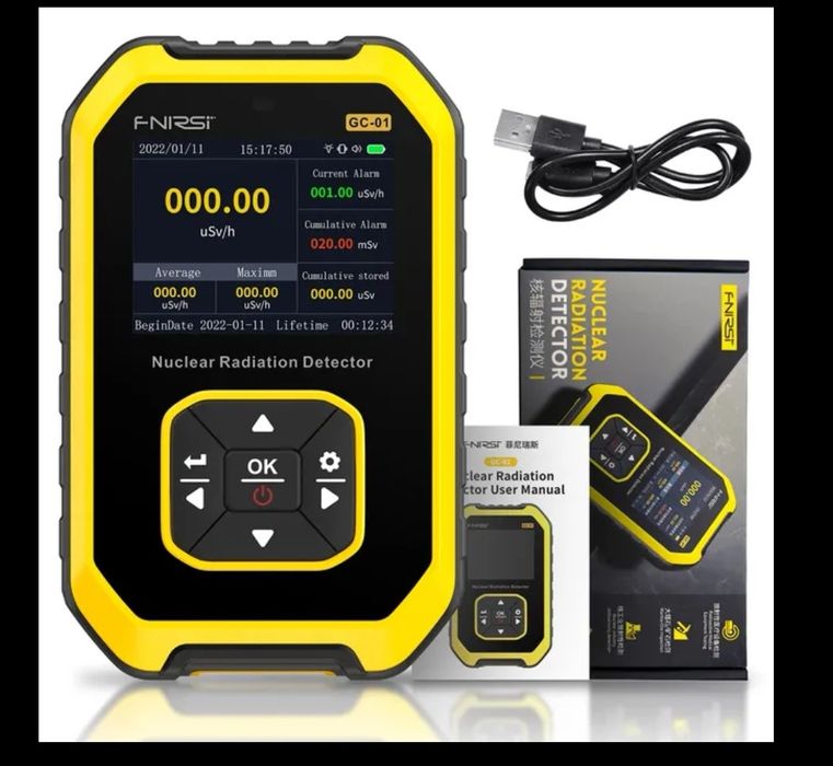 Дозиметр Радіації Побутовий, Лічильник Гейгера FNIRSI GC-01