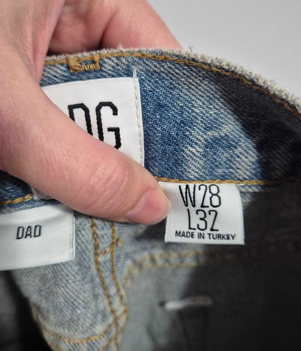 Nowe jasne jeansy S/XS, w28, slim, cropped, dad