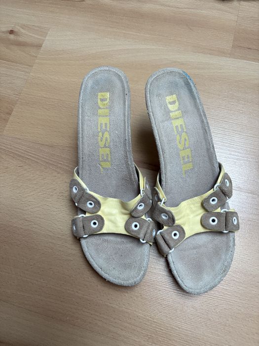 Sandały skórzane diesel