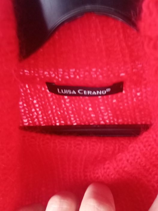 Golf półgolf sweter moher wełna M/L