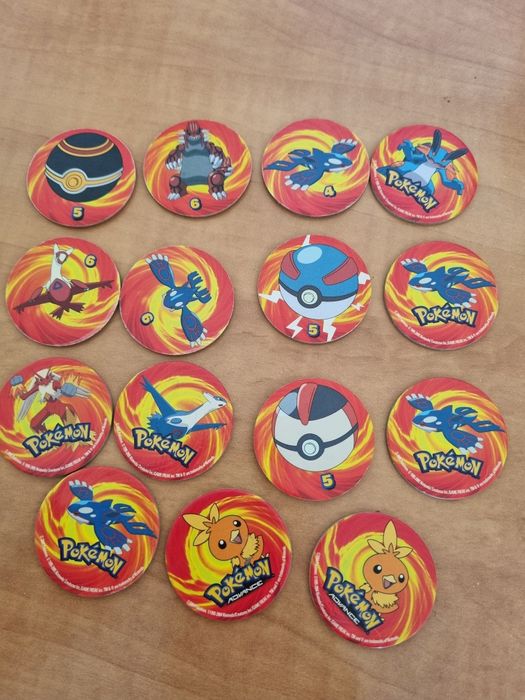 Berlindes tazos pokemon dragon ball gormiti matutano digimon yu gi oh