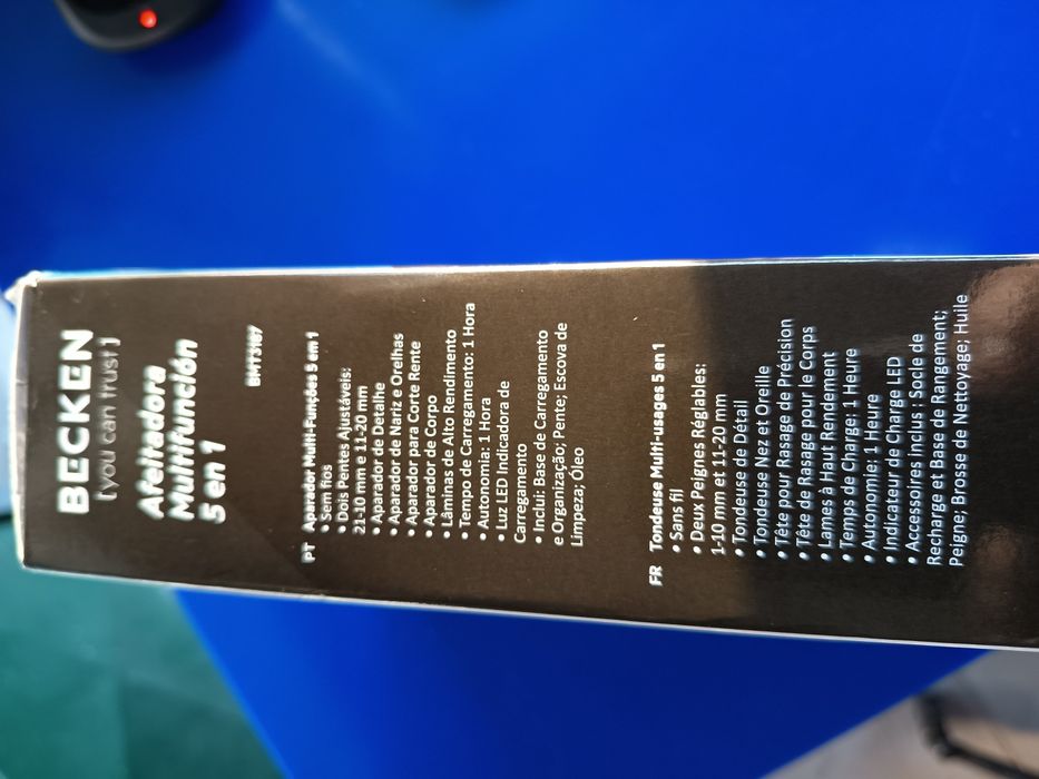 Máquina de barbear Becker