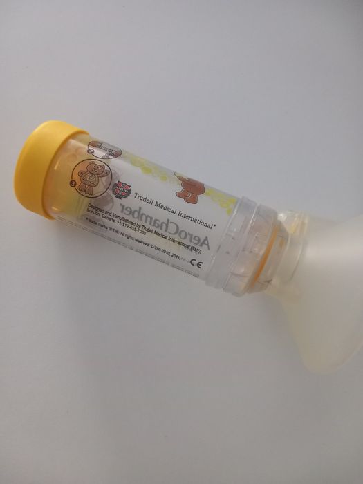AeroChamber Plus Flow-Vu 1-5 ANOS - IMPECÁVEL