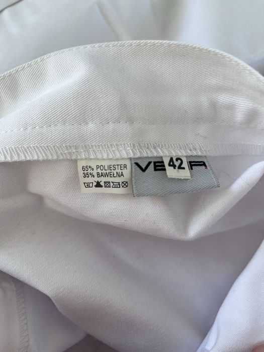Spodnie białe VENA damskie