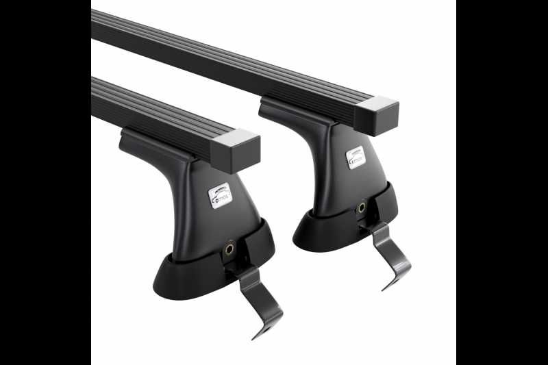 Bagażnik dachowy Volvo S40 Sedan 2004 do 2012 bazowy relingi belki