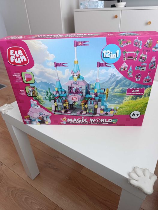 Klocki konstrukcyjne EleFun bajkowy zamek 6+