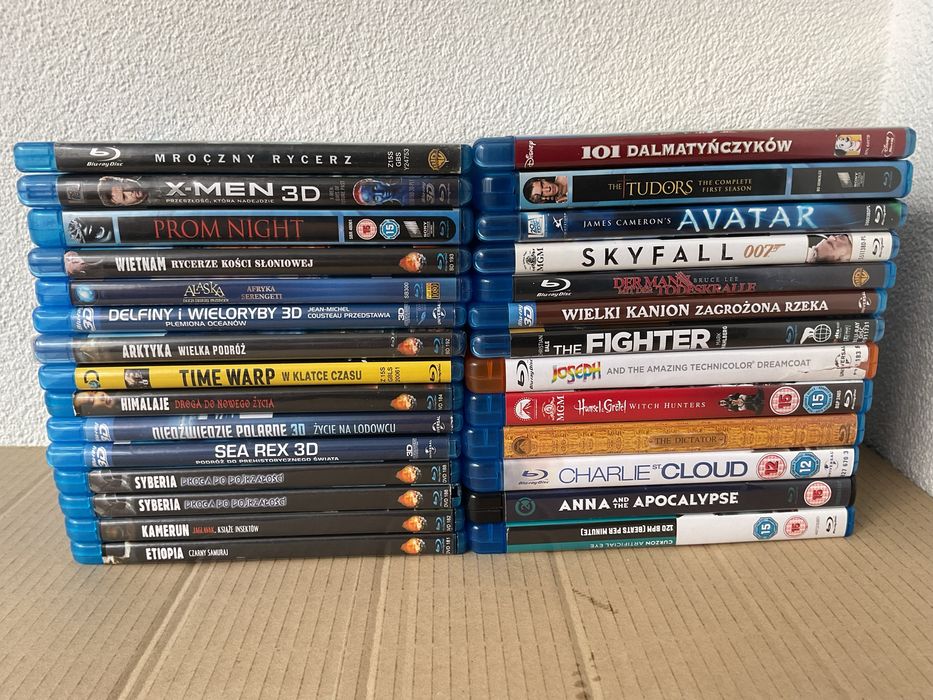 Filmy bluray blu-ray 2D i 3D
