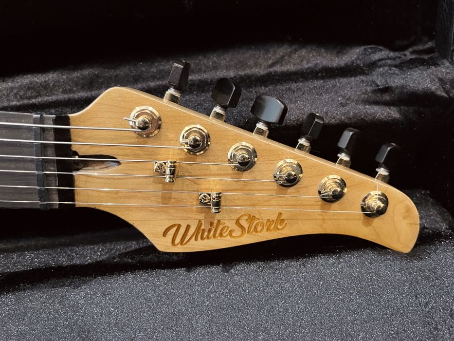 Custom Strat Whitestork (Luthier Espanhol) - Black Korina, Lindy Fralin, Schaller - Como Nova