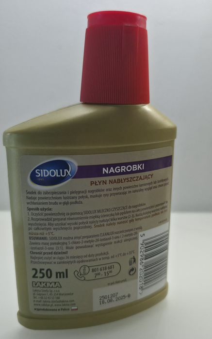 SIDOLUX płyn nabłyszczający do nagrobków  500ml ( 2x250ml)