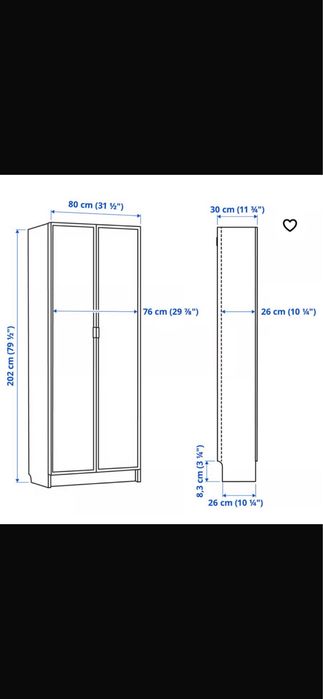 Armário branco IKEA