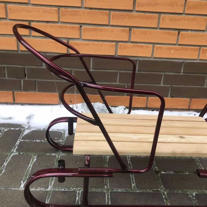 Санки Королівські Бордові Сани