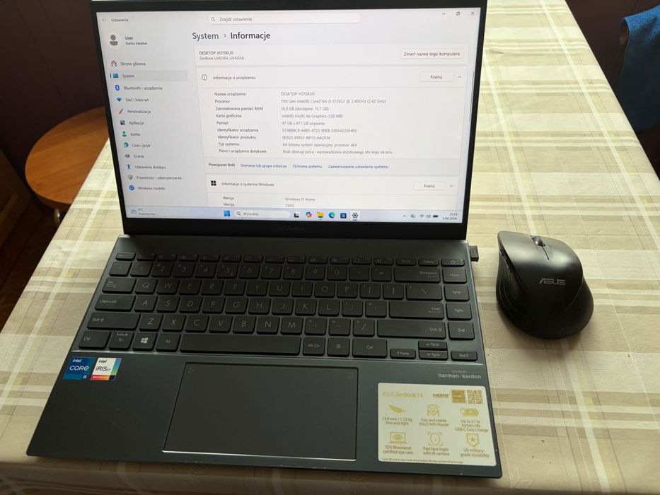 ASUS Zenbook 14 UX425EA i5
