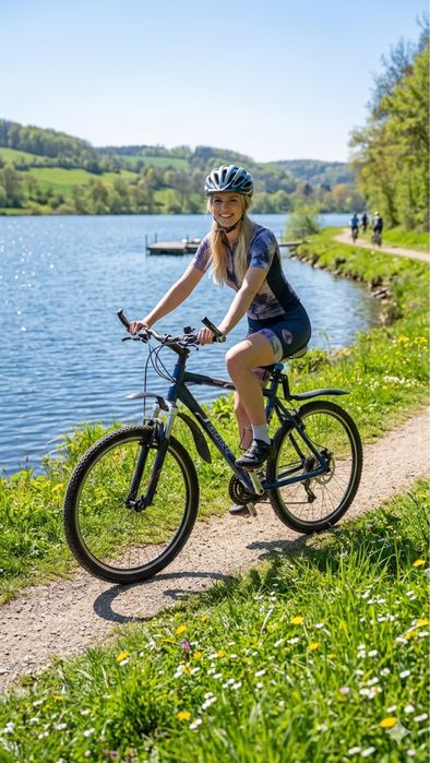 GIANT YUKON 26” ROWER GÓRSKI MTB rozm. L dla 173 - 185cm aluminiowy lekki szybki hamulec tarczowy SHIMANO DEORE 3x8 27 biegów amortyzator z blokadą