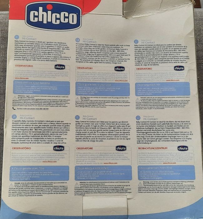 Intercomunicador Chicco