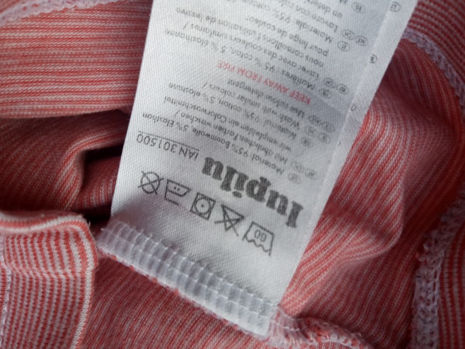 Lupilu body+legginsy malinowe 62-68 cm