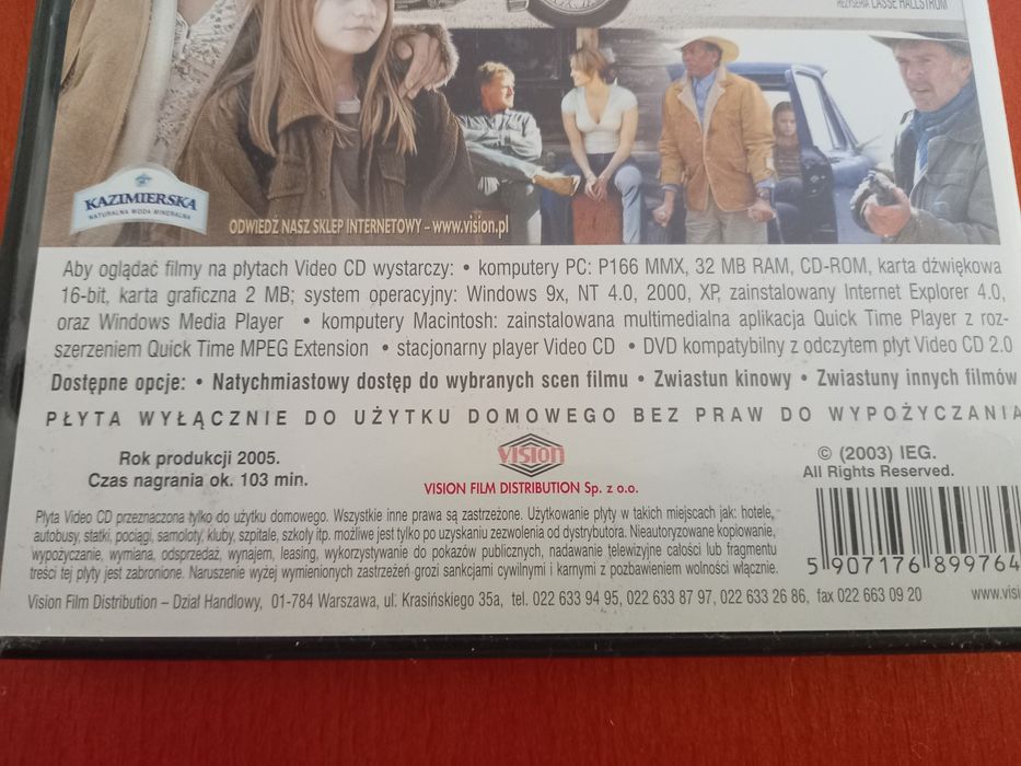 Film Niedokończone Życie Video-CD