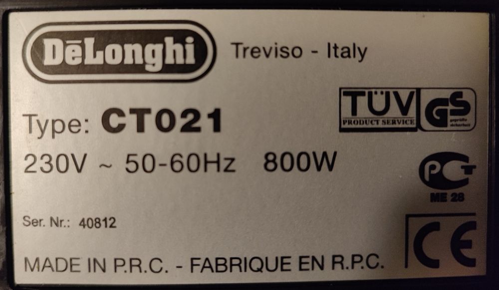 Torradeira Délongui CT021