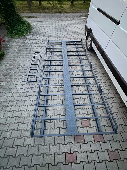 Bagażnik dachowy z rolką, platforma z drabiną do Renault Master L3H2