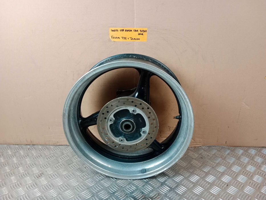 Honda CBR 929 SC44  Felga Tył Tylna + Tarcza Hamulcowa 00-02