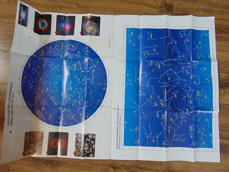 Kosmos Tajemnice Świata Mapy Kontelacje